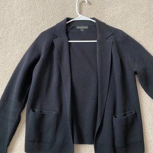 Banana Republic Black Sweater Blazer w/ pockets Sz S